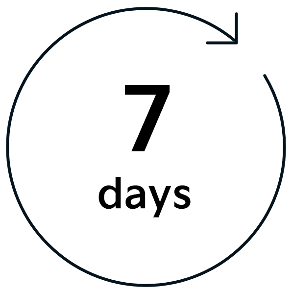 환불 보장 서비스 - 7days
