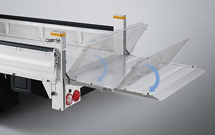 2단 접이식 게이트 개폐작동