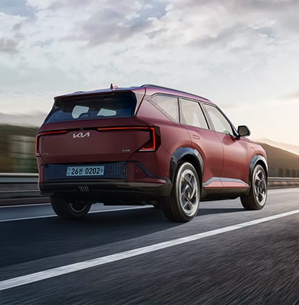 The Kia EV5 GT 후면 디자인