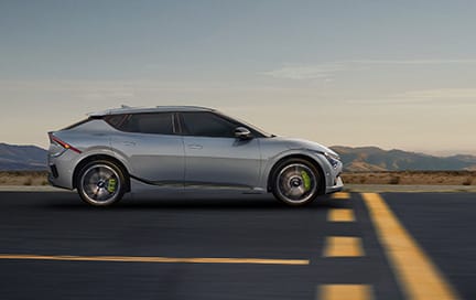 The new EV6 GT 측면 디자인