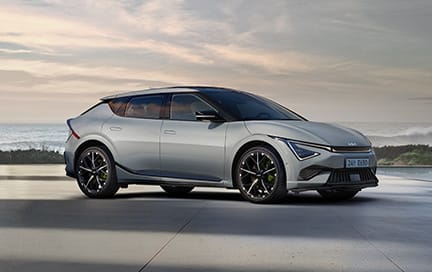 The new EV6 GT 전면 디자인
