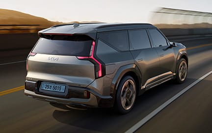 The Kia EV9 GT 후면 디자인