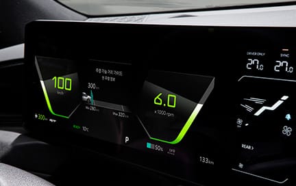 GT 전용 클러스터 / 가상변속시스템(VGS)