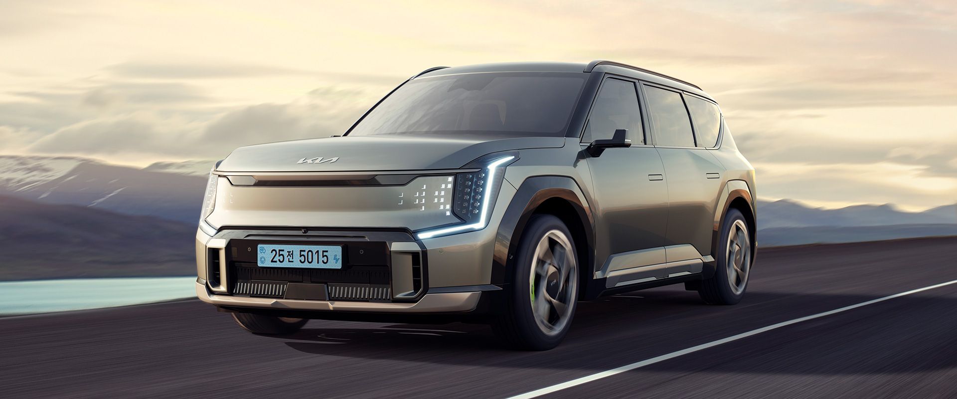 EV9 외장 전측면