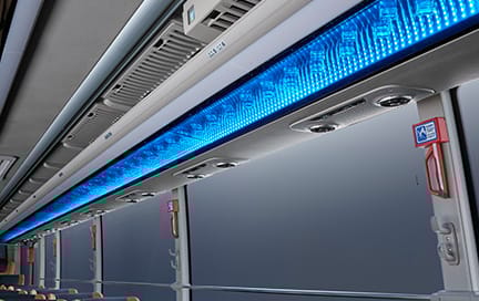 선반 무드 램프 (하프 미러)