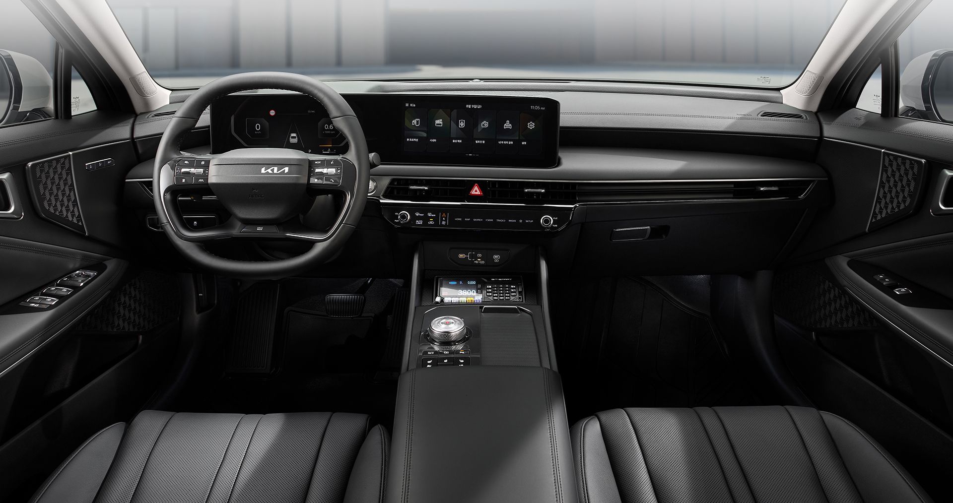 K8 택시 내장 - Front View