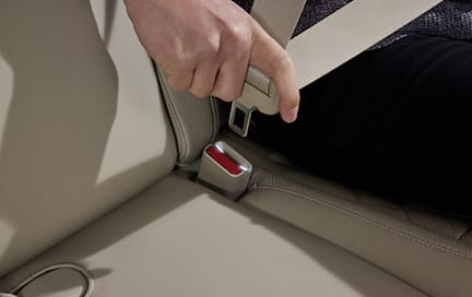 뒷좌석 시트벨트 버클 조명