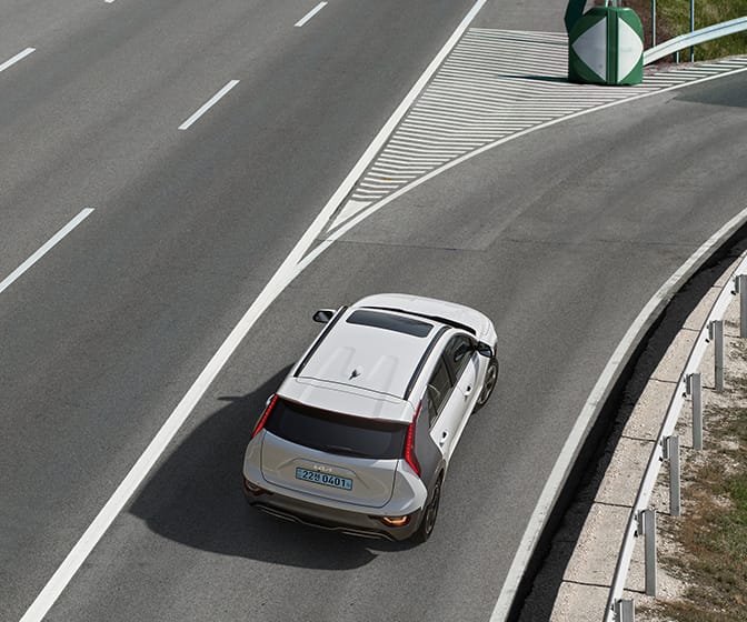 내비게이션 기반 스마트 크루즈 컨트롤 (진출입로)