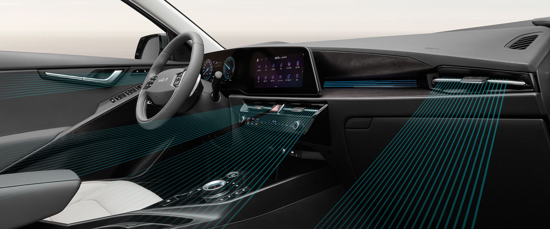 공기청정 시스템 (미세먼지 센서 포함)