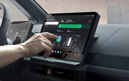 12.9인치 PBV 전용 인포테인먼트 시스템