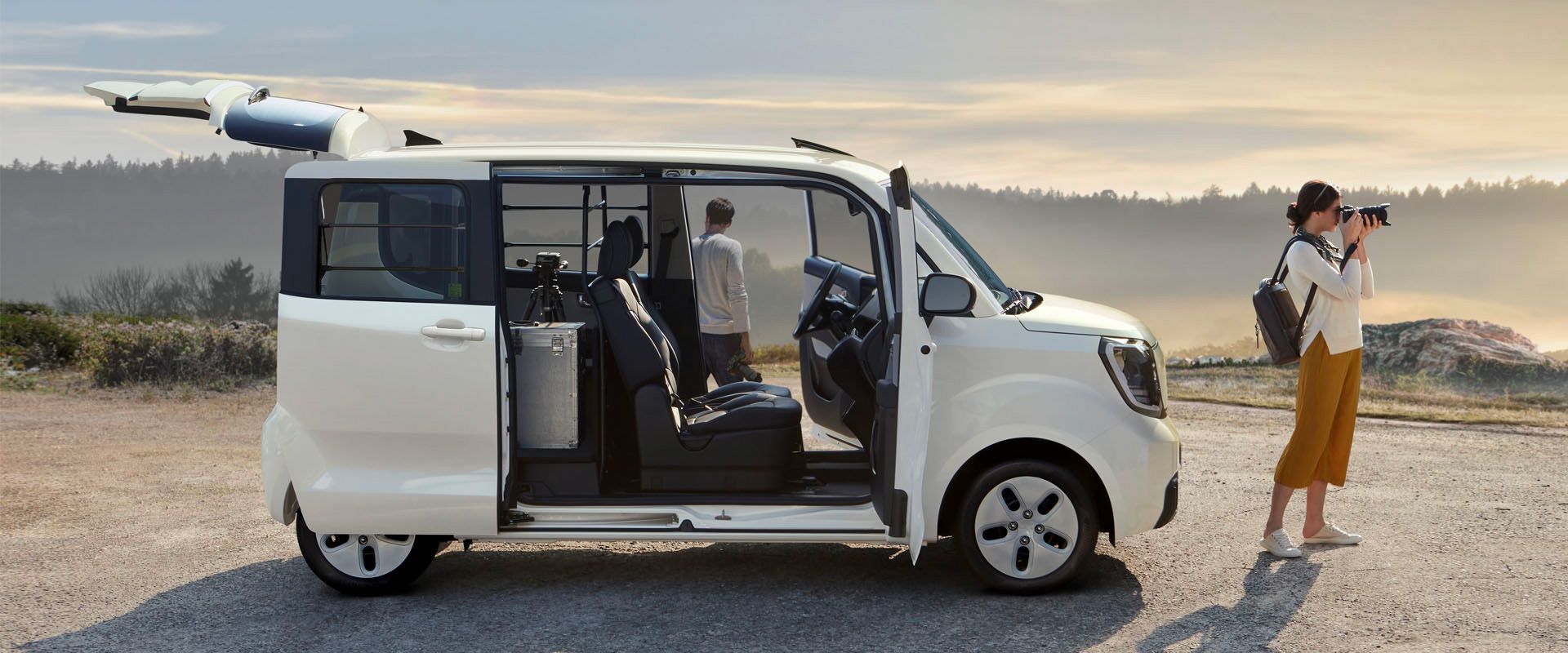 레이 2인승 밴 측면