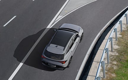 내비게이션 기반 스마트 크루즈 컨트롤 (안전구간/곡선로/진출입로)