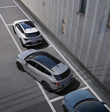 측방 주차 거리 경고